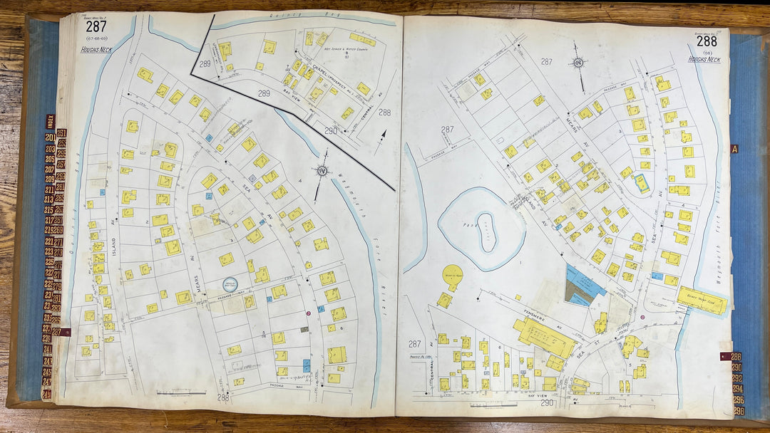 Quincy, Massachusetts Vol. 2 1930/1945 Sanborn Fire Insurance Co. Atlas