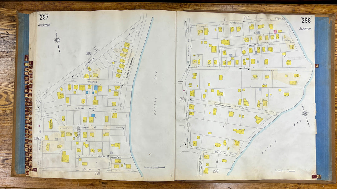 Quincy, Massachusetts Vol. 2 1930/1945 Sanborn Fire Insurance Co. Atlas