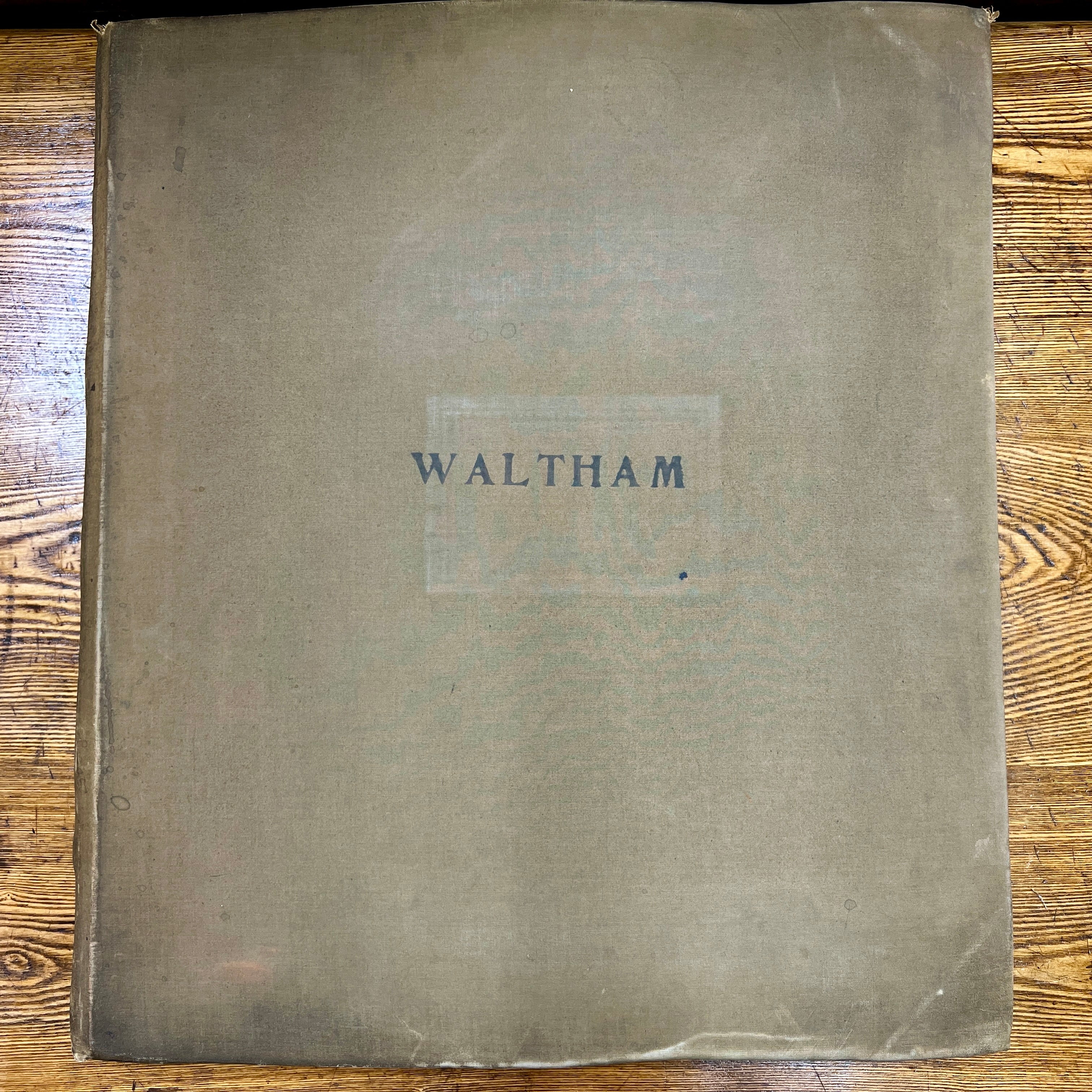 Waltham, Massachusetts 1918/1955 Sanborn Fire Insurance Co. Atlas