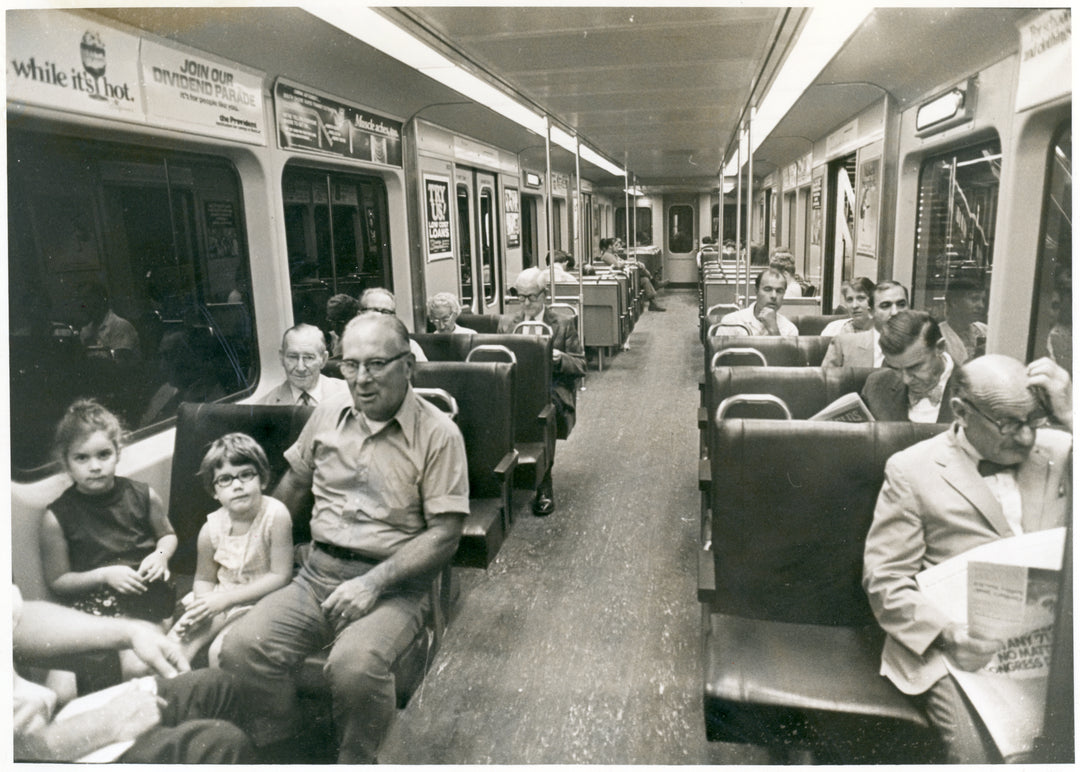MBTA Red Line Type 1 Car Interior, September 5, 1971