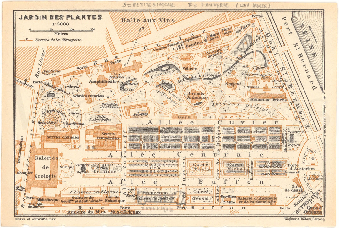 Paris, France 1937: Jardin des Plantes