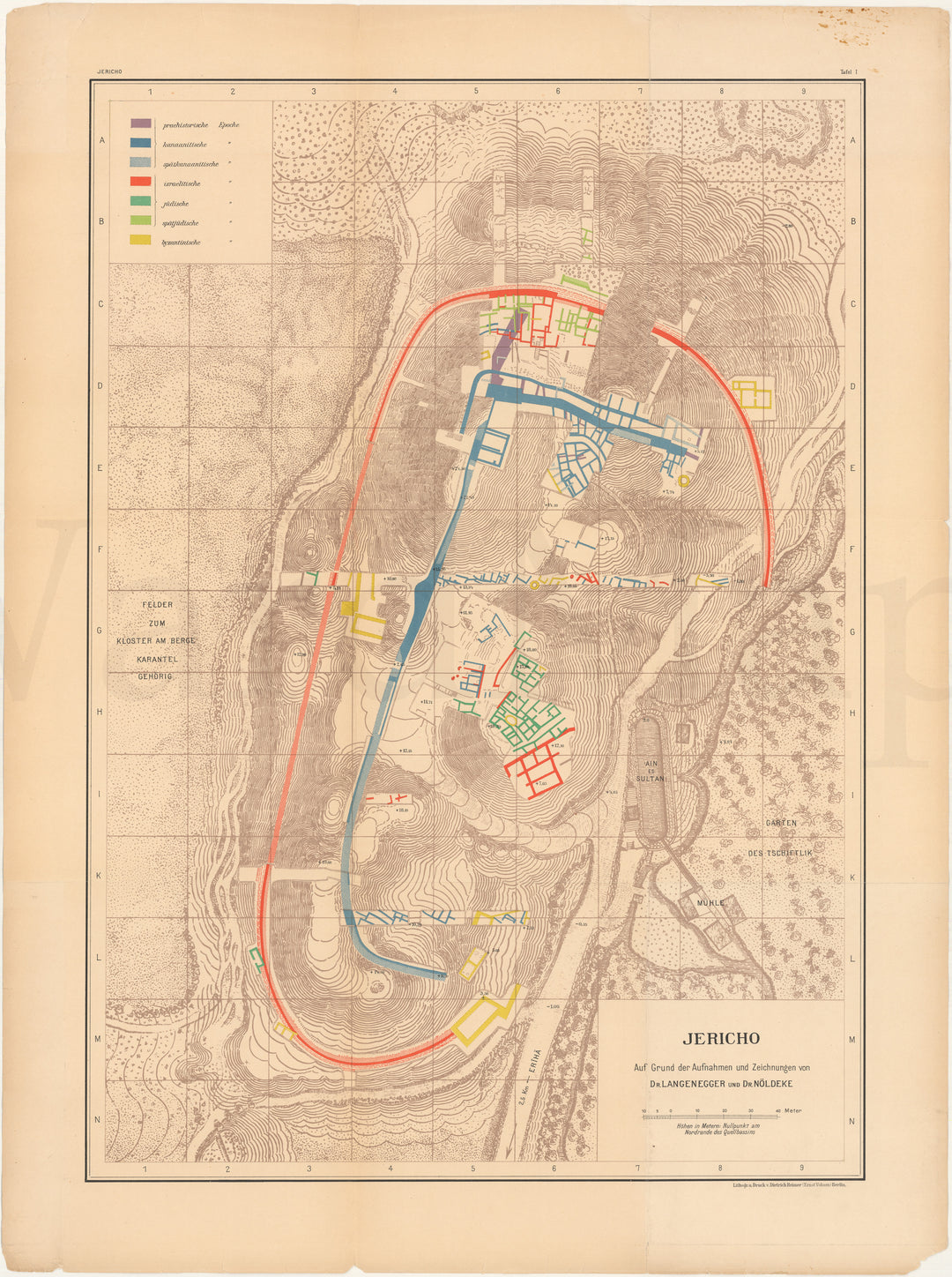 Excavations of Jericho, Palestine 1913