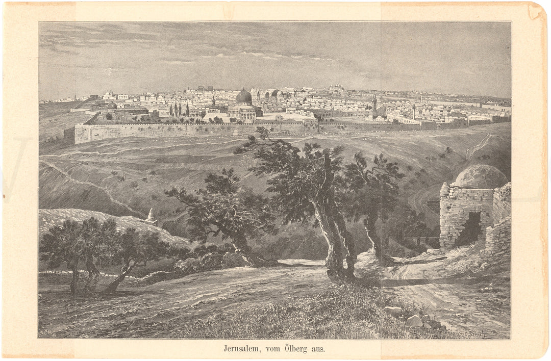 Jerusalem 1913 View