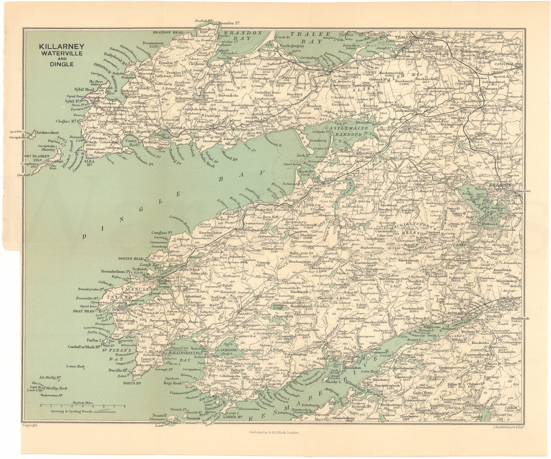 County Kerry (West Part), Ireland 1906