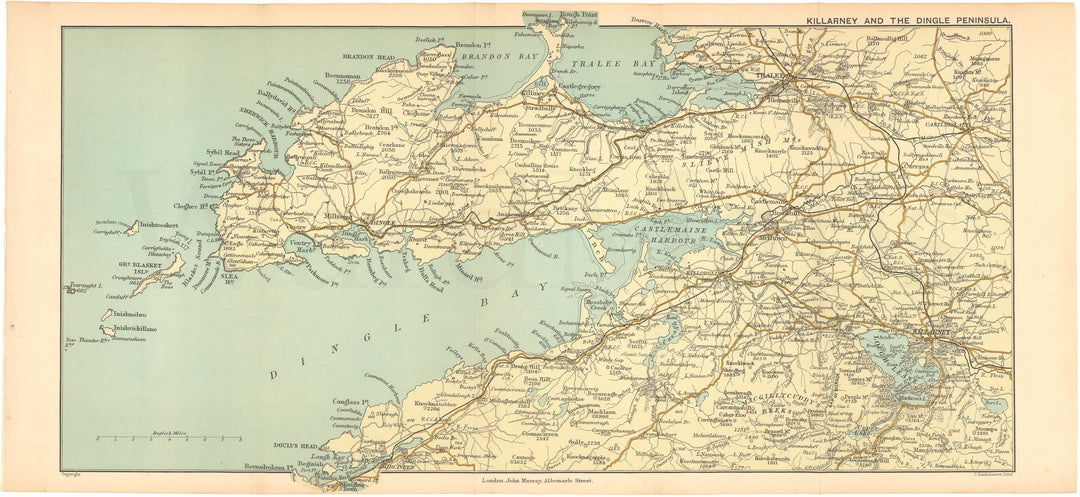 Killarney and Dingle Peninsula, Ireland 1902 (Central County Kerry)