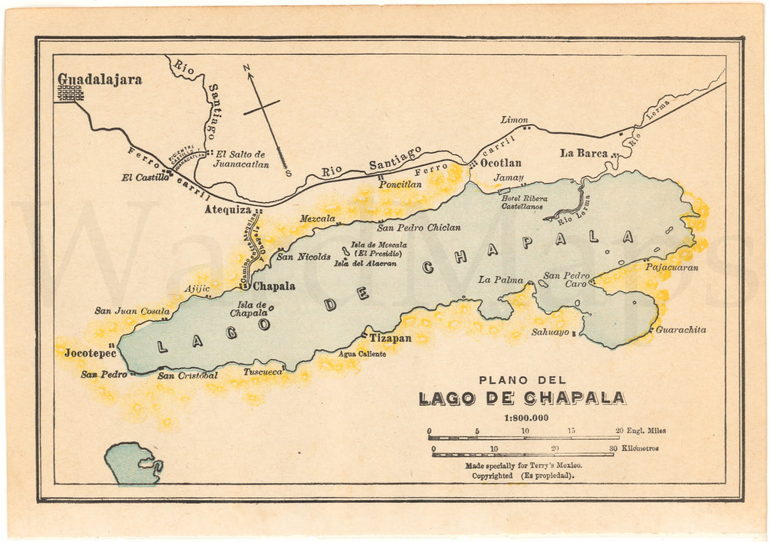 Lago de Chapala, Mexico 1944