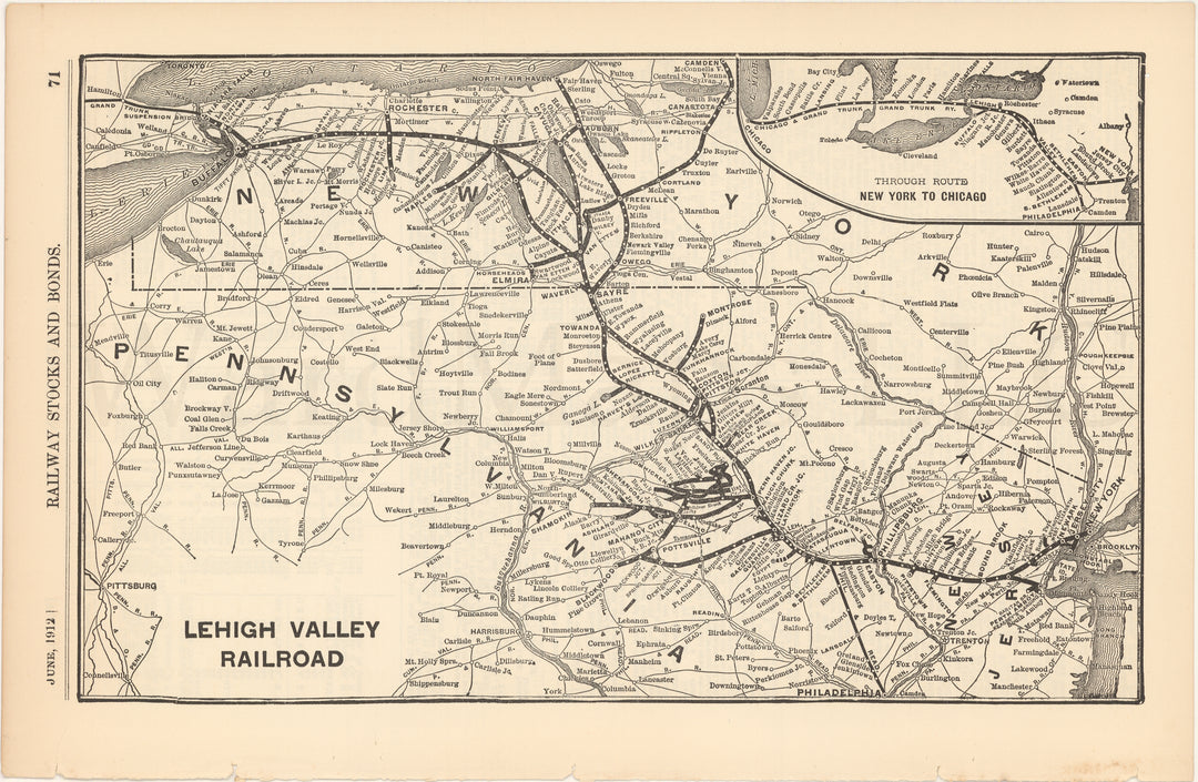 Lehigh Valley Railroad 1912