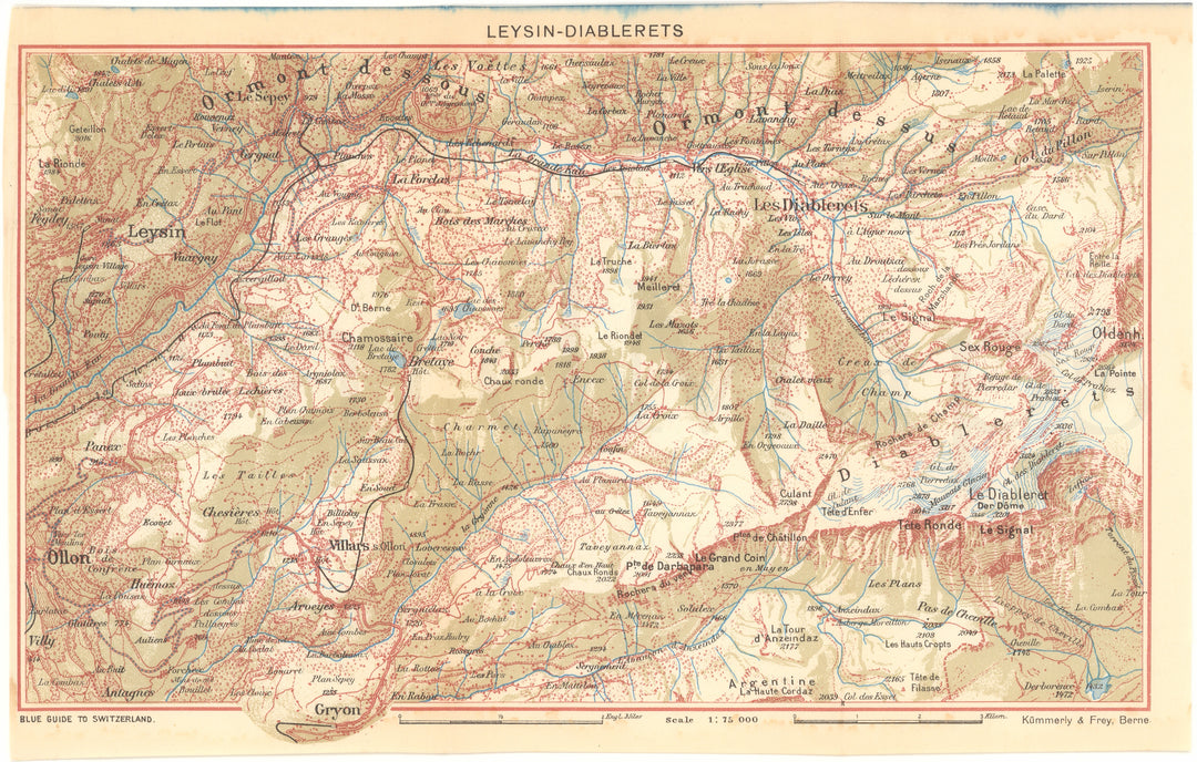 Leysin - Diablerets Region, Switzerland 1948