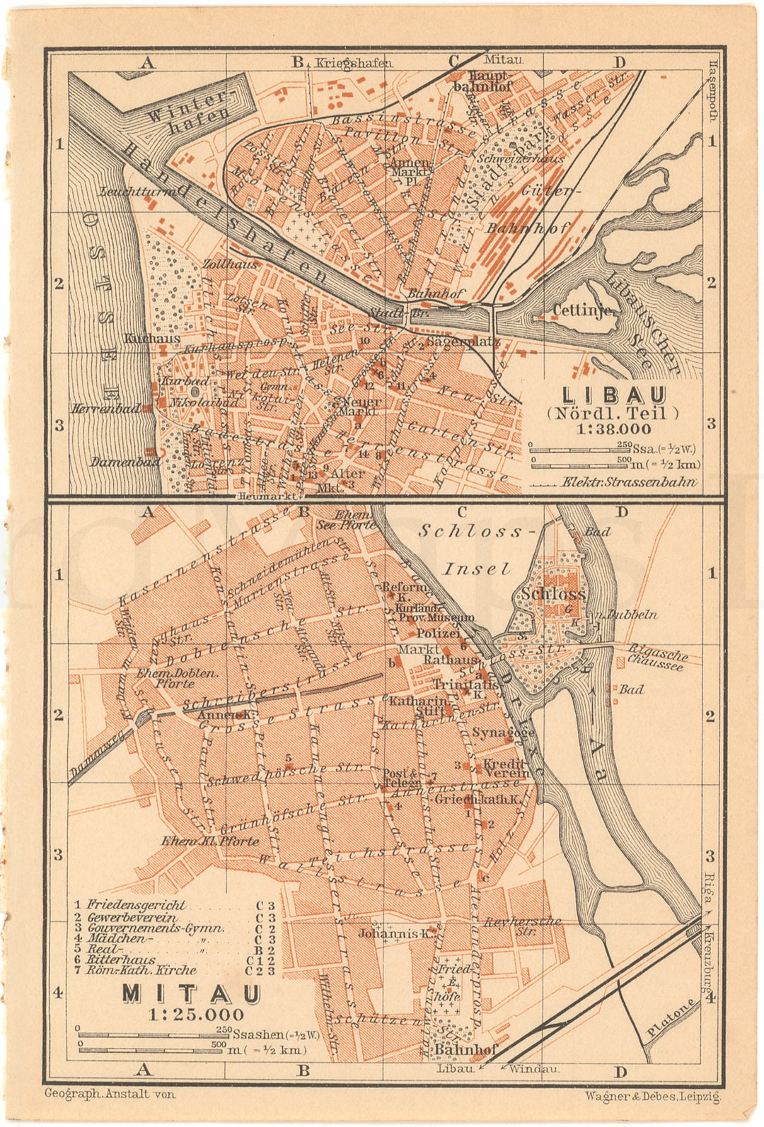 Jelgava and Liepaja, Latvia 1912
