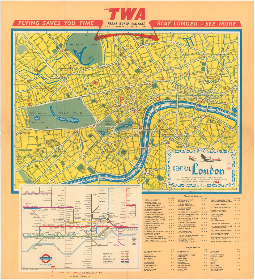 London, England 1959 (TWA)