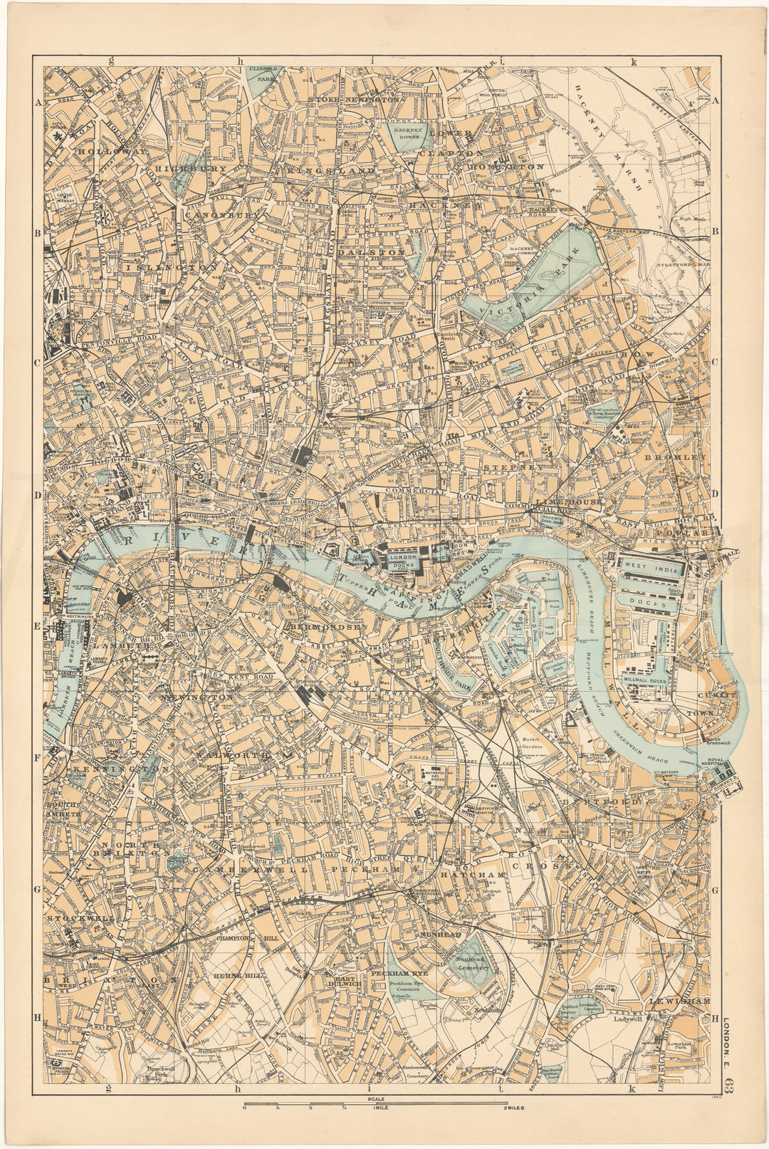 London, England 1899 (East Part)