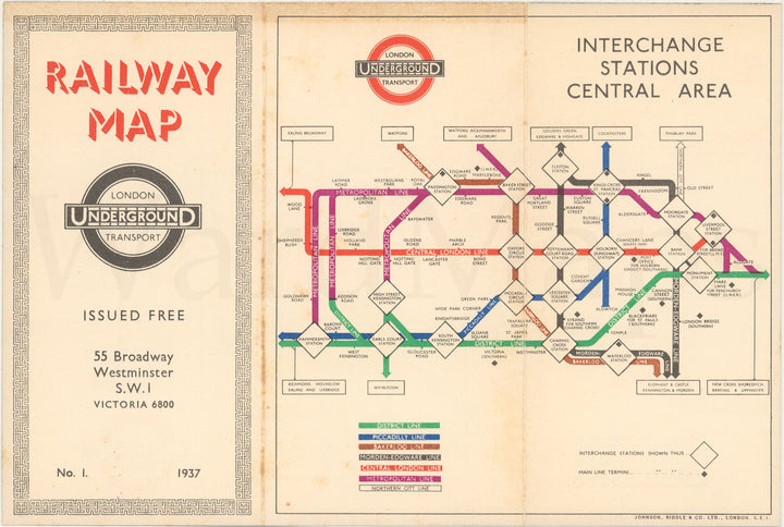 London (England) Underground 1937