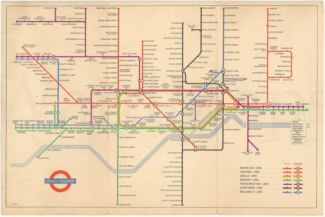 London (England) Underground 1951