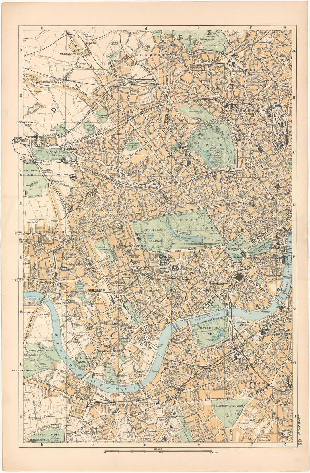 London, England 1899 (West Part)