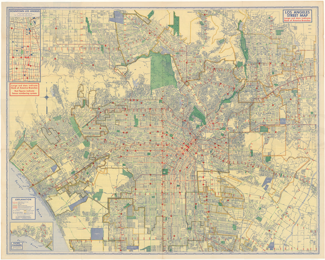 Los Angeles, California Circa 1930s