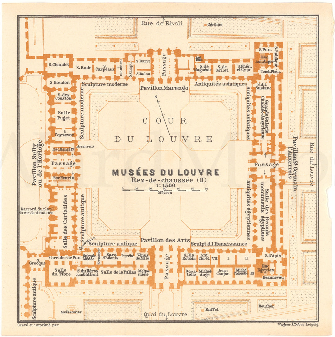 Paris, France 1937: Louvre Ground Floor 02