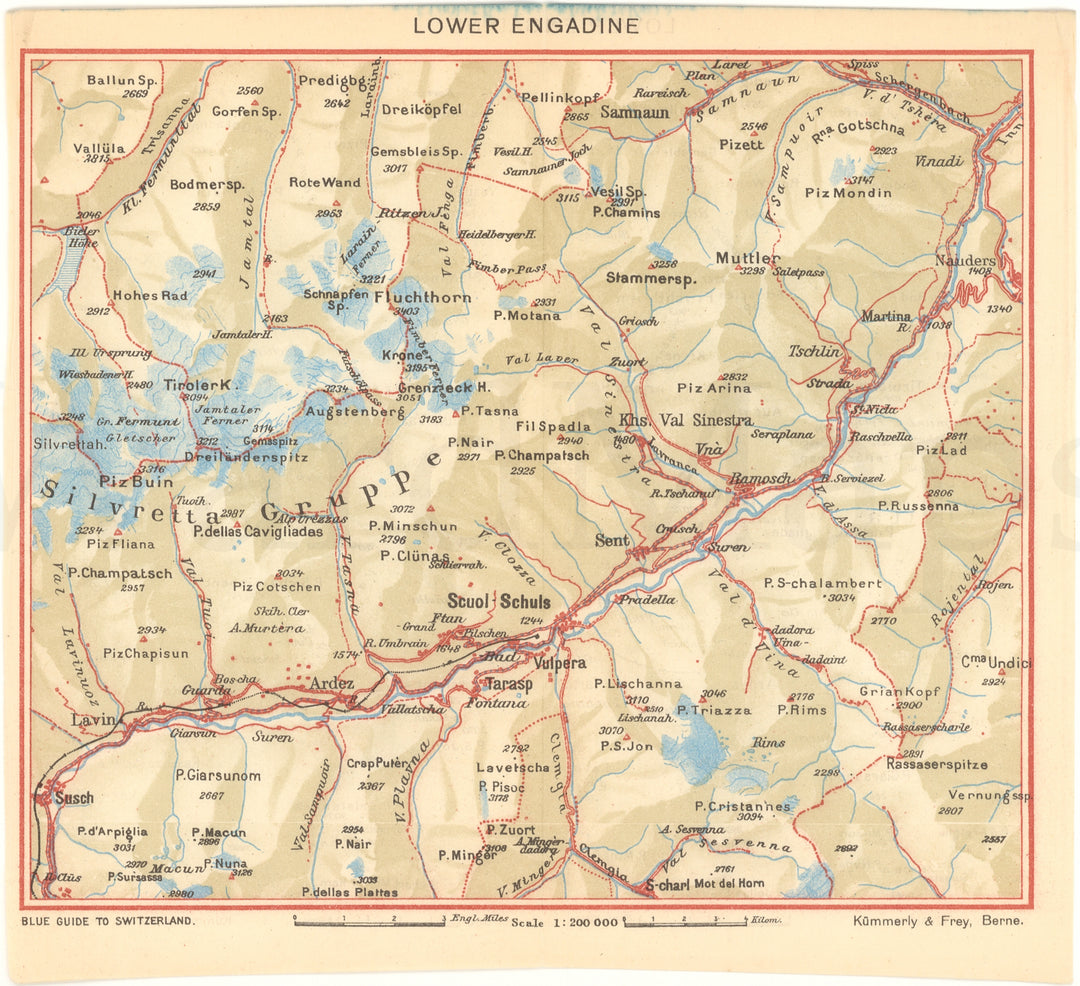 Lower Engadine Region, Switzerland 1948