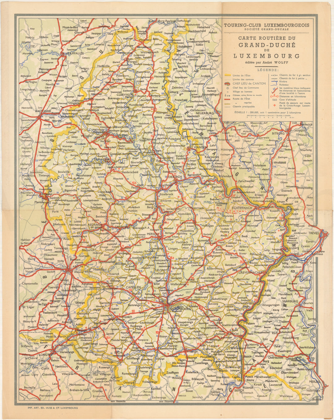 Luxembourg Circa Mid-20th Century