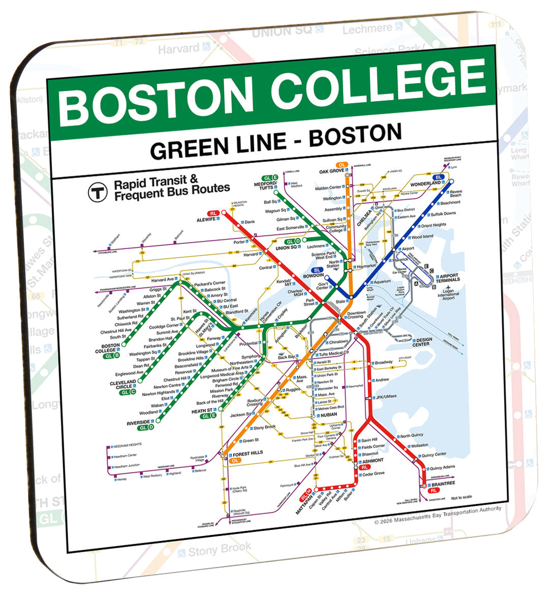 Boston MBTA Boston College Green Line Coaster