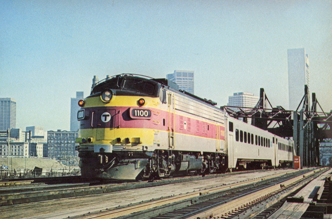 MBTA Commuter Rail on the Southside March 1979