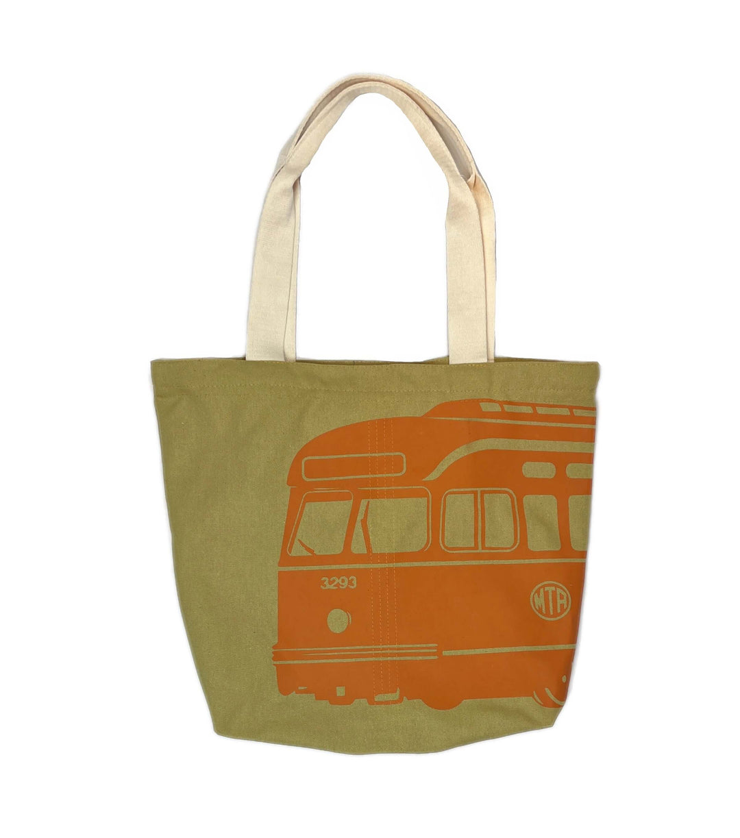 Boston MBTA Fashion Tote Bag - Red Line PCC Trolley