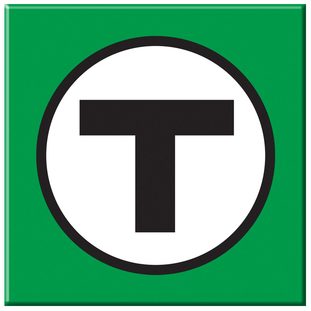 White T Logo on Green Background