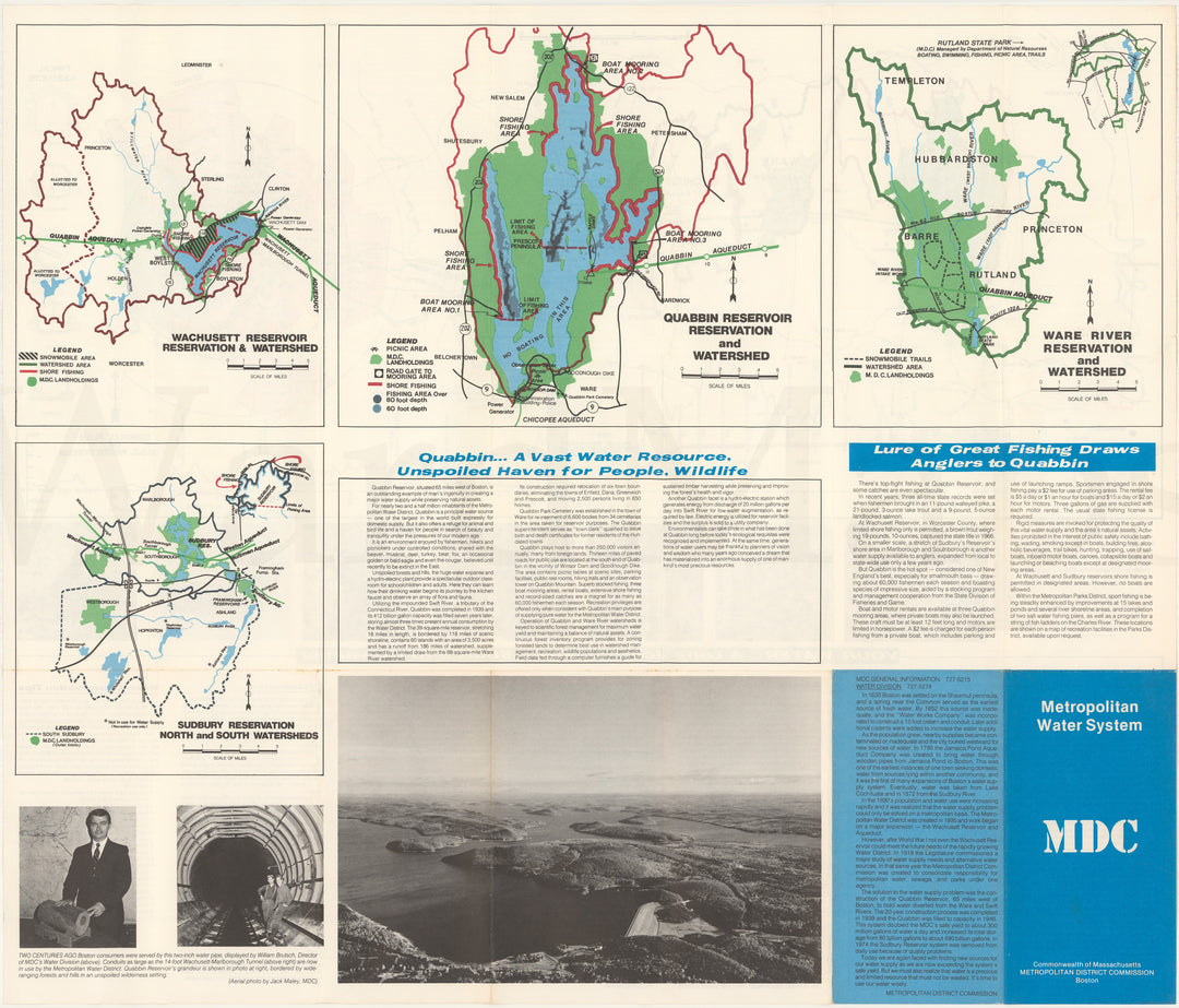 Metropolitan District Commission Water System, Massachusetts circa 1980s (Side B)
