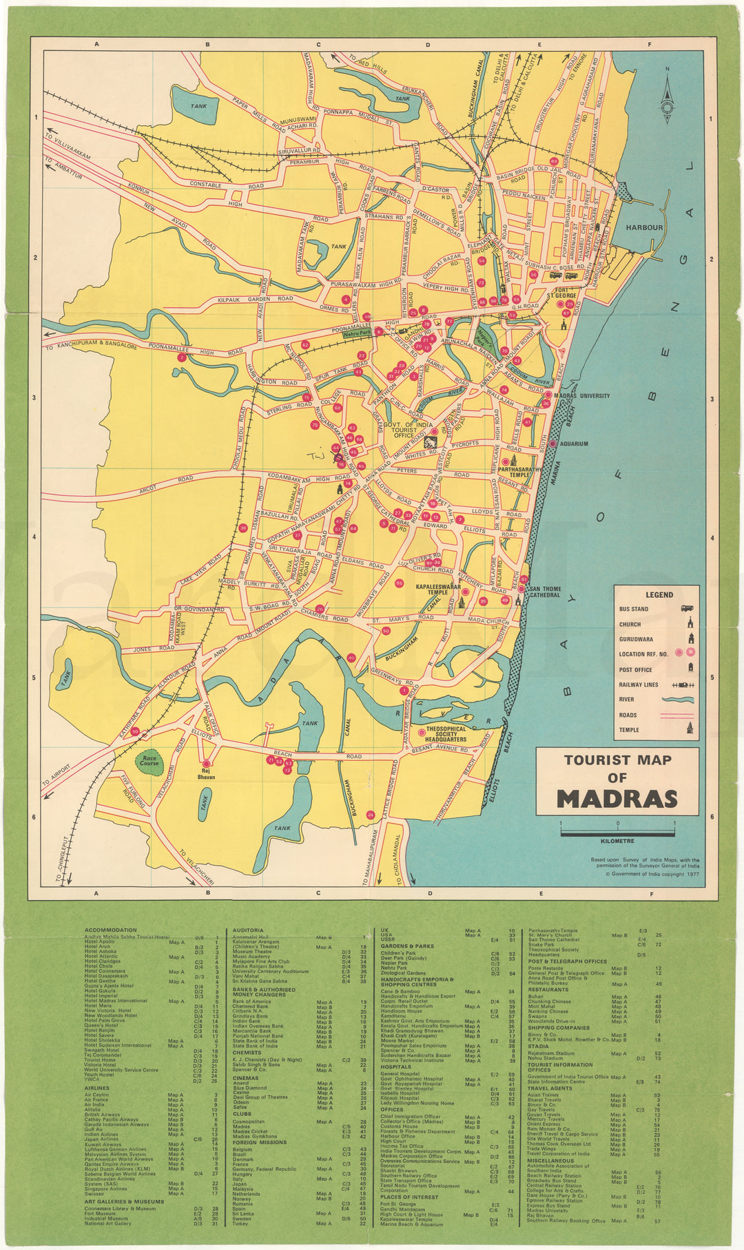 Madras (Chennai), India 1977