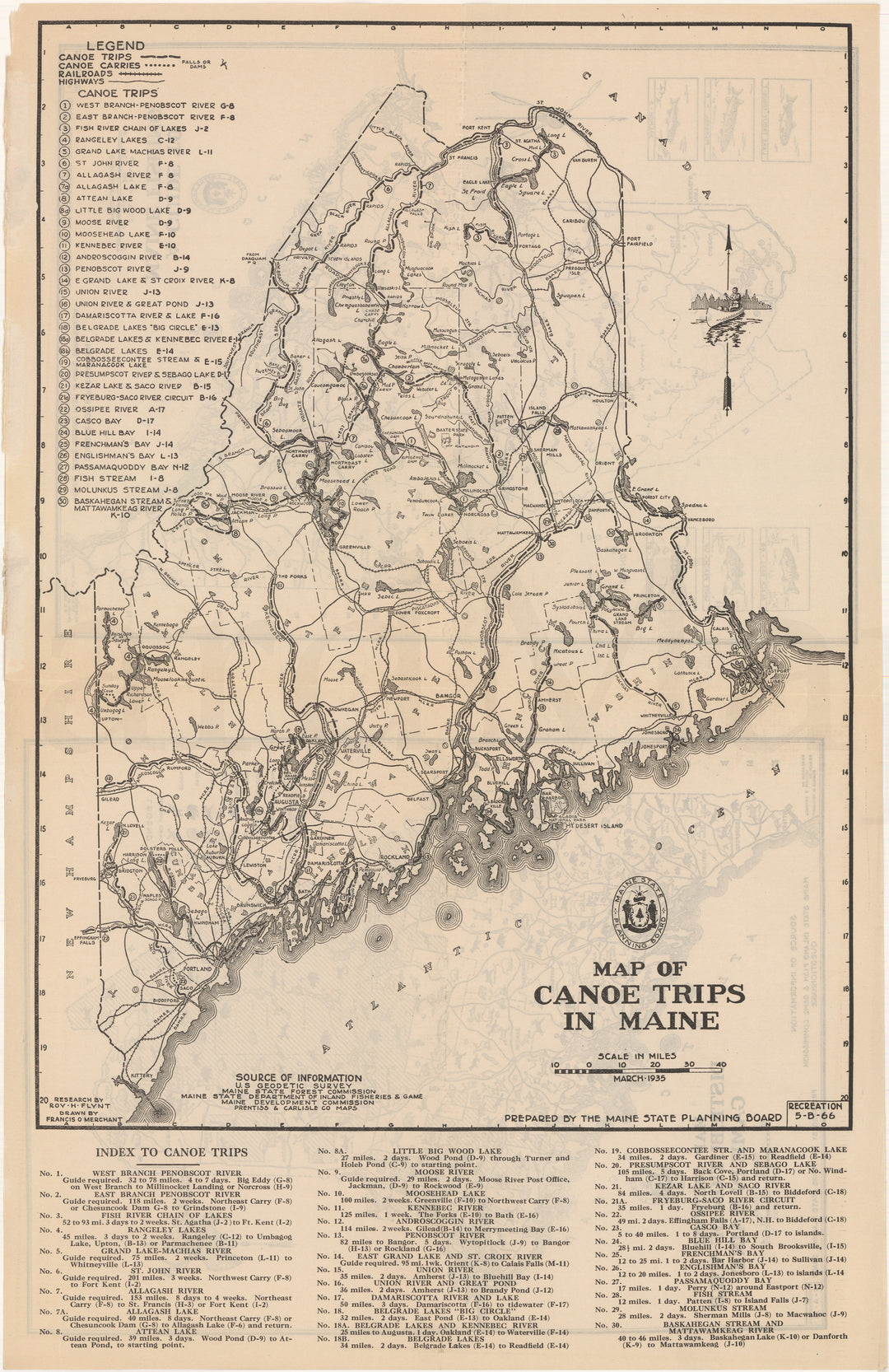 Maine 1935: Canoe Trips in Maine V2