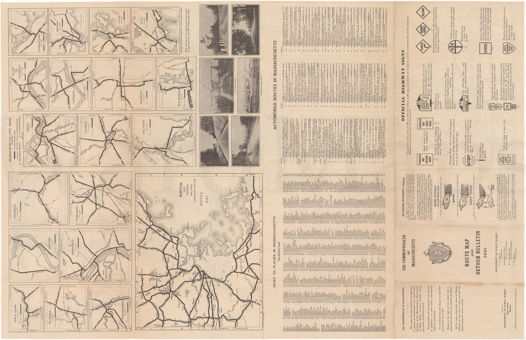 Massachusetts 1930: Road Map