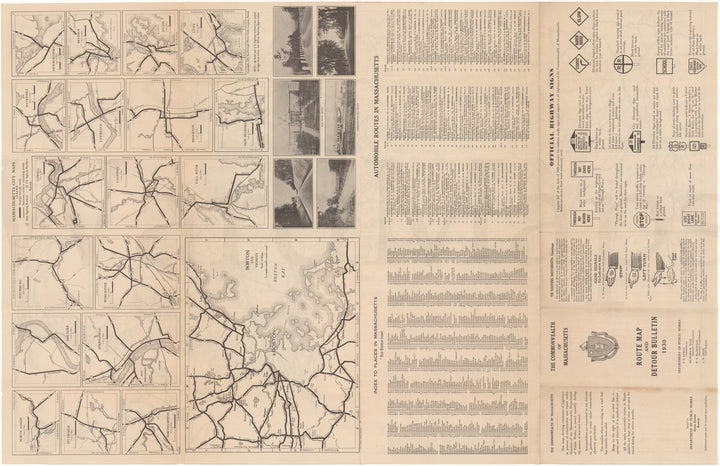 Massachusetts 1930: Road Map