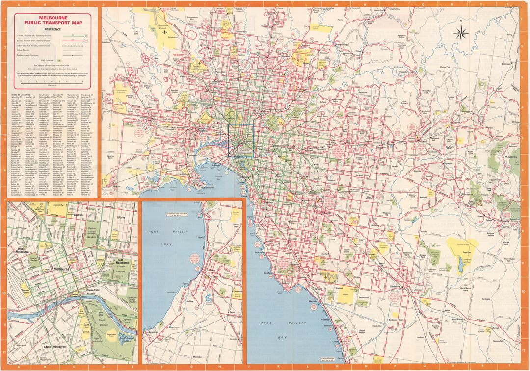 Melbourne, Victoria, Australia Transit 1976 (Side A)