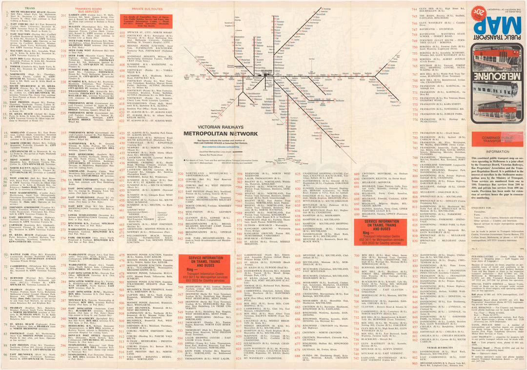 Melbourne, Victoria, Australia Transit 1976 (Side B)