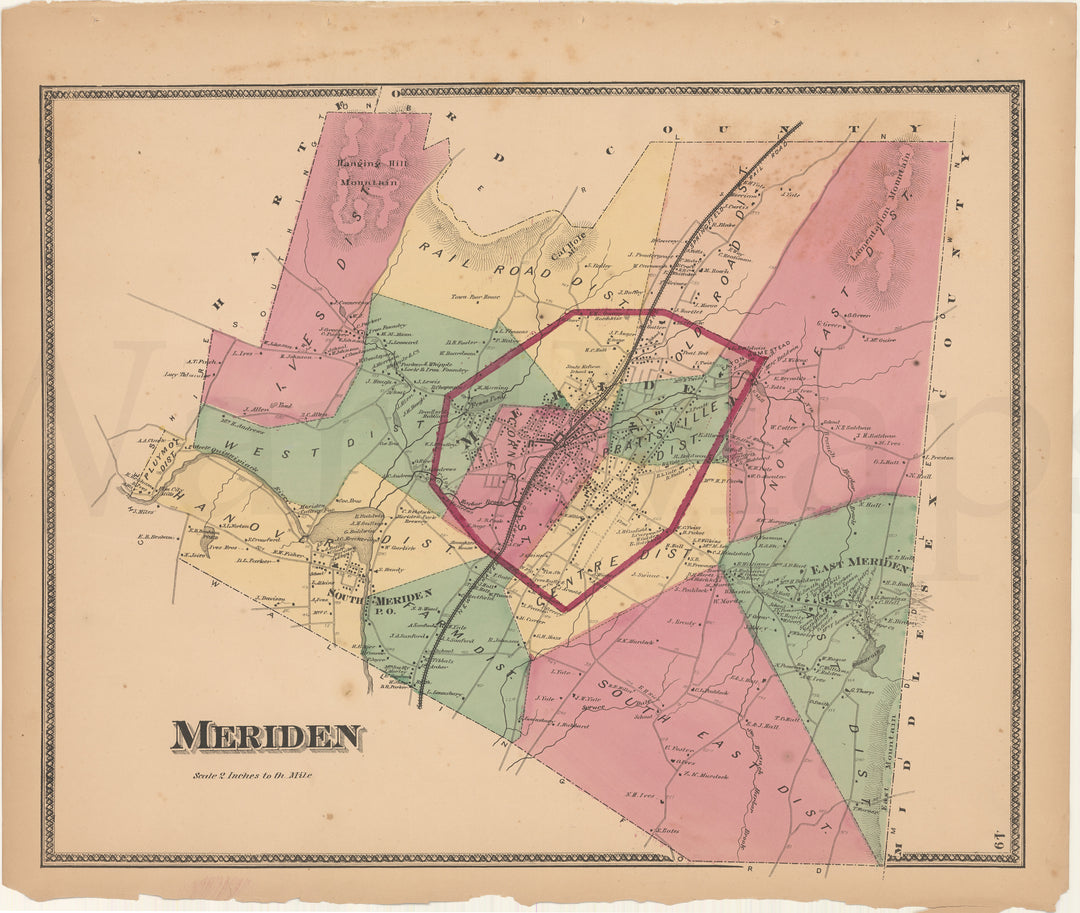Meriden, Connecticut 1868