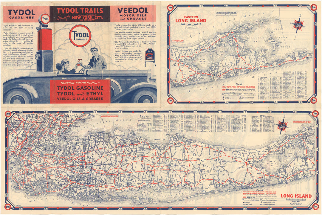Long Island, New York 1932 (Tydol)