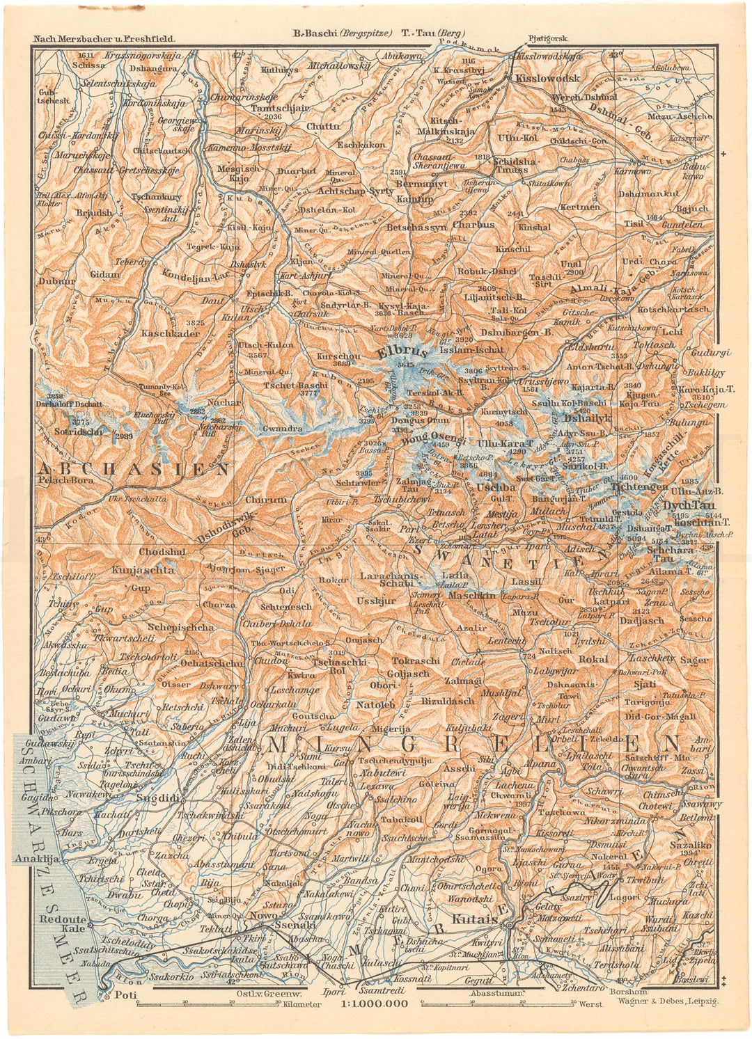 Caucasus 1912: Western Part