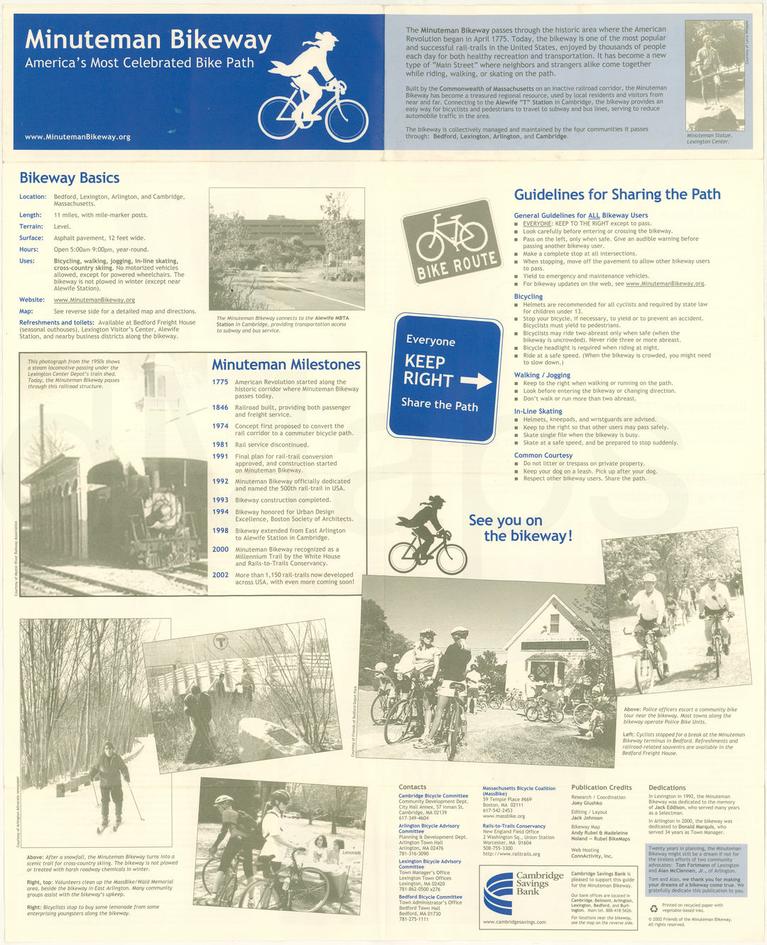 Minuteman Bikeway, Massachusetts 2002 (Side B)