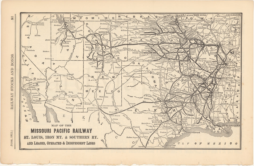Missouri Pacific Railway etc. 1912