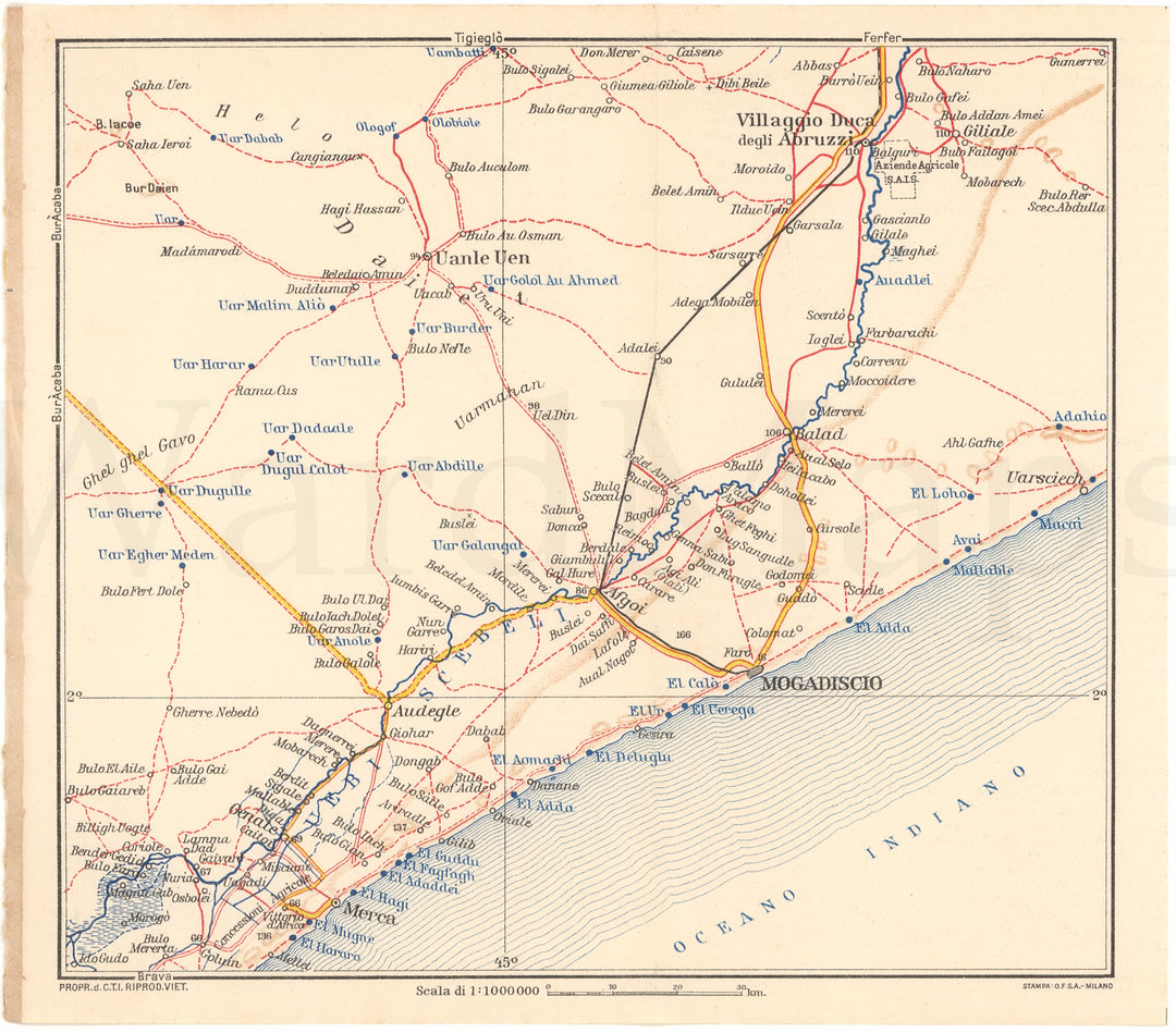 Somalia (Mogadishu Region) 1938