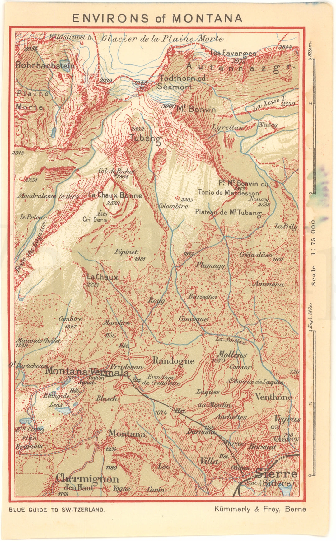 Crans-Montana Region, Switzerland 1948