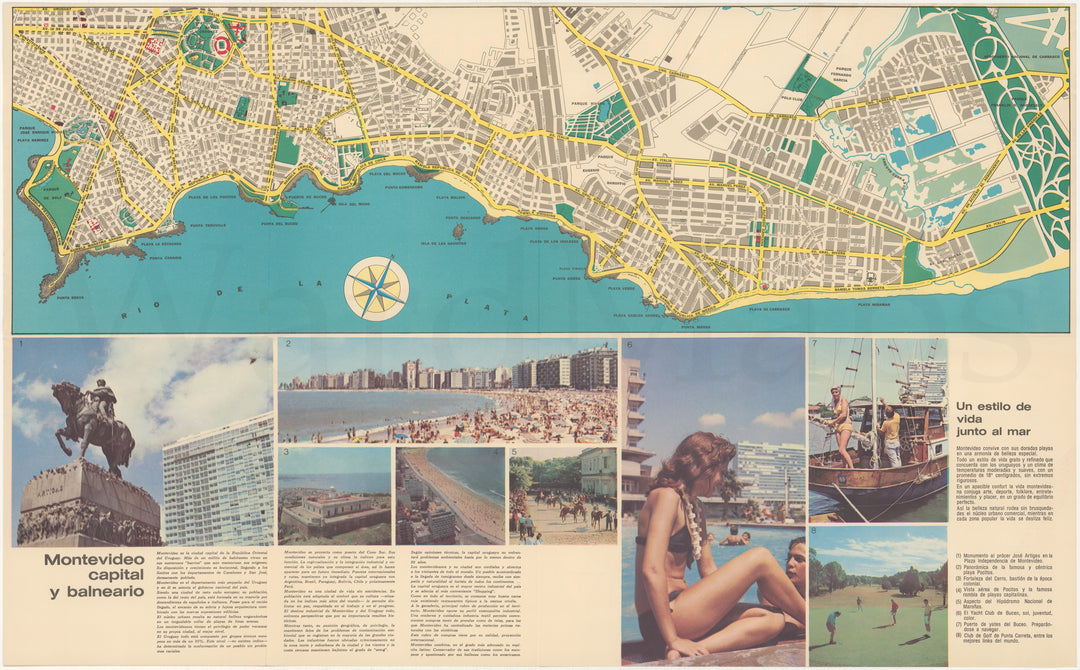 Montevideo, Uruguay 1976 (Eastern Part)