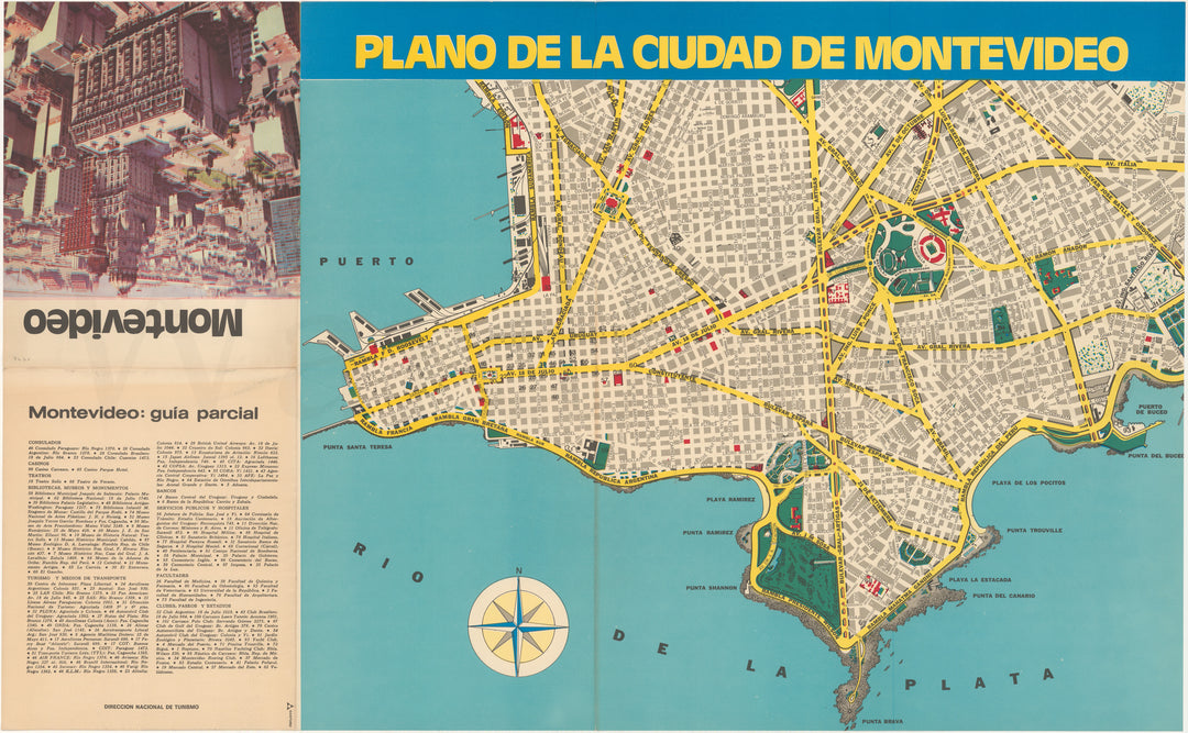 Montevideo, Uruguay 1976 (Western Part)