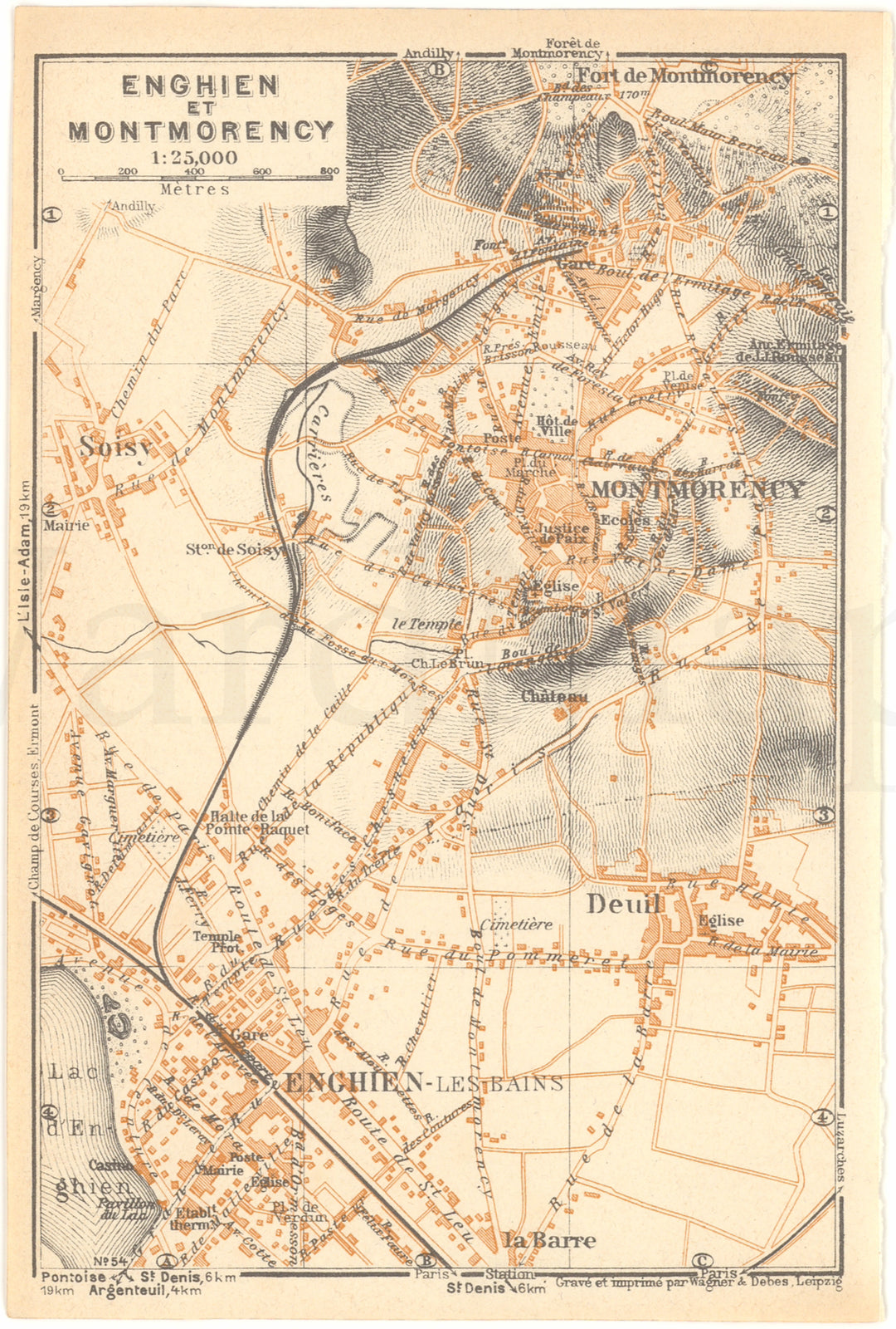 Enghien and Montmorency, France 1937