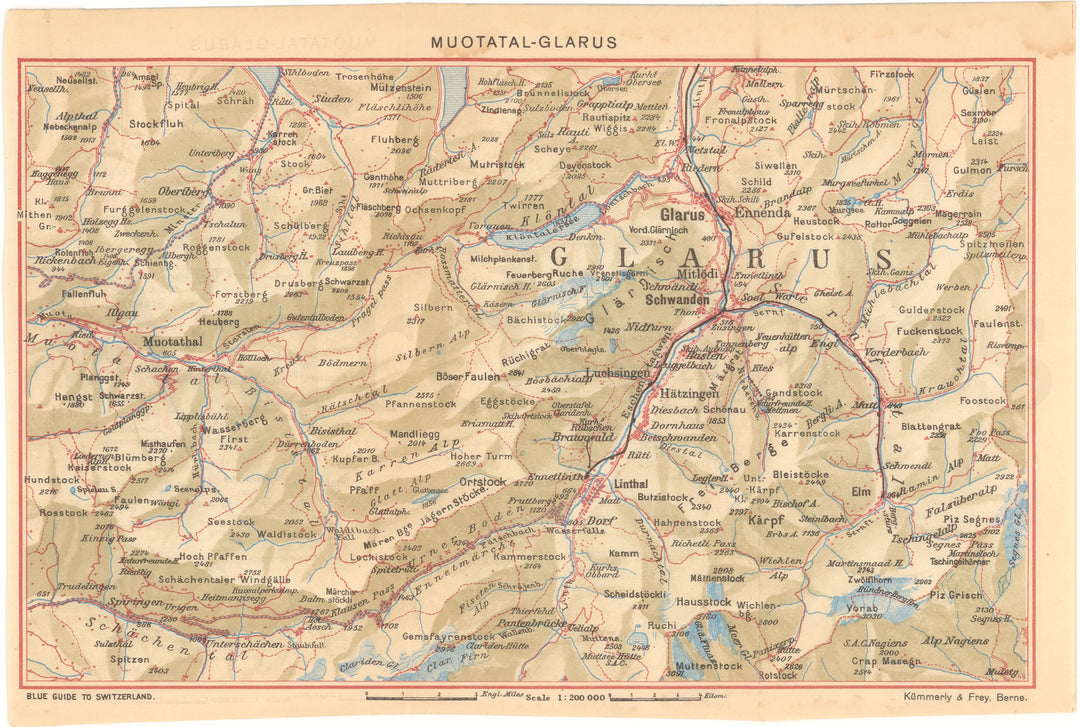 Muotatal - Glarus Region, Switzerland 1948