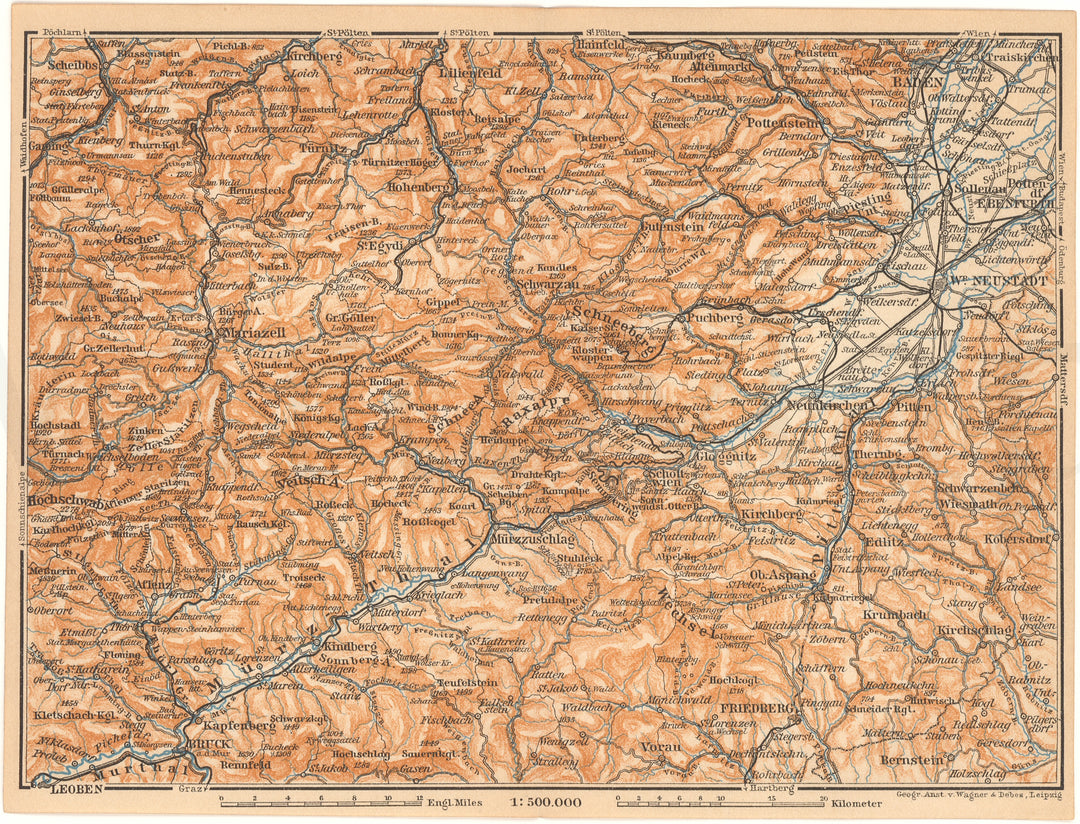 Murz-Thal - Wiener Neustadt Region, Austria 1911