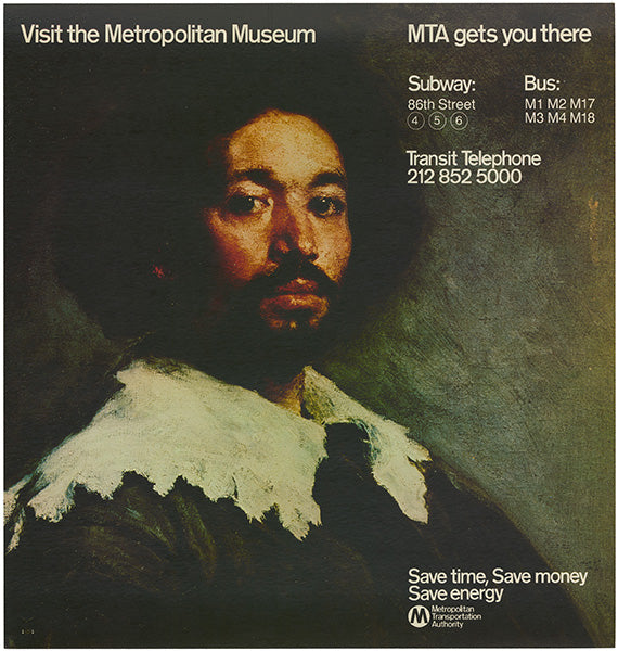 New York City MTA Gets You There Poster: Visit The Metropolitan Museum