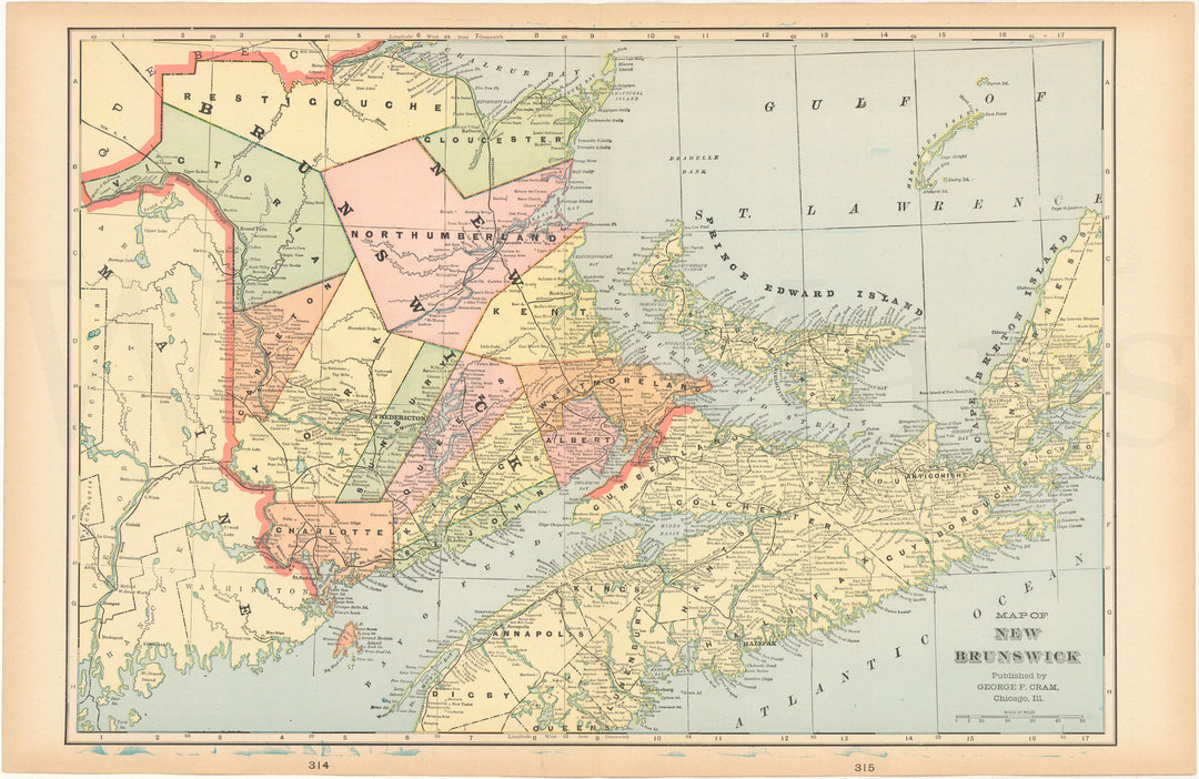 New Brunswick, Canada 1903