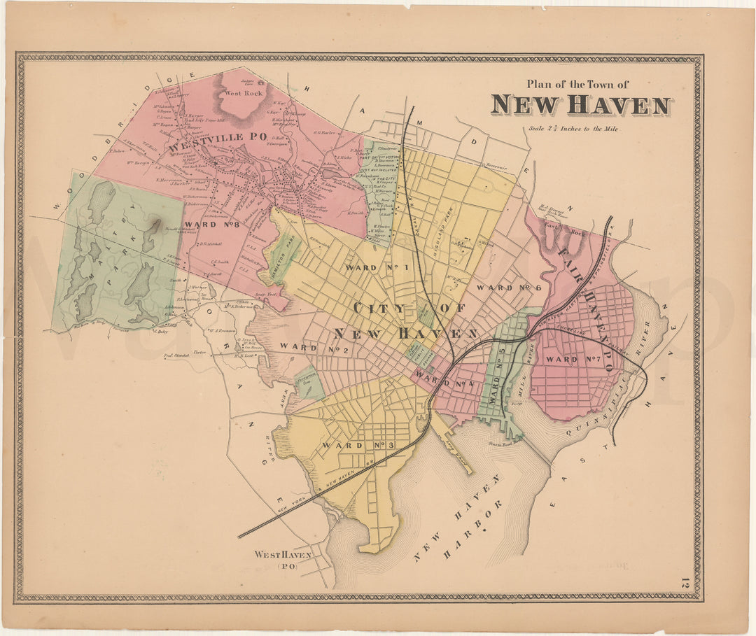 New Haven, Connecticut 1868
