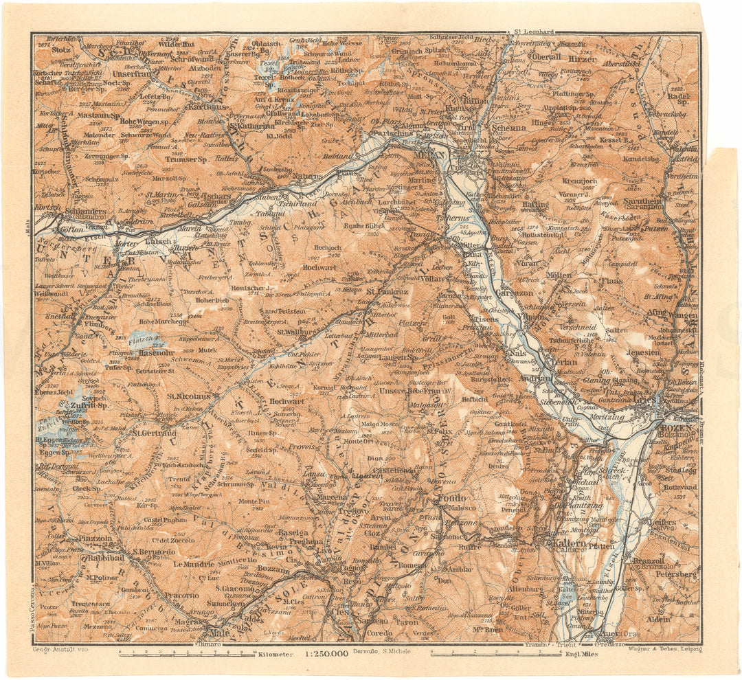Trentino (North Central Part), South Tyrol, Italy 1929