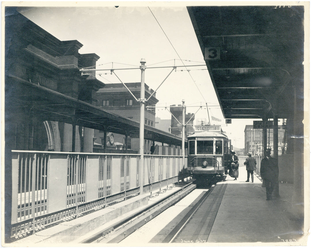 North Station West on the East Cambridge Extension, Boston, Massachusetts, June 6, 1912